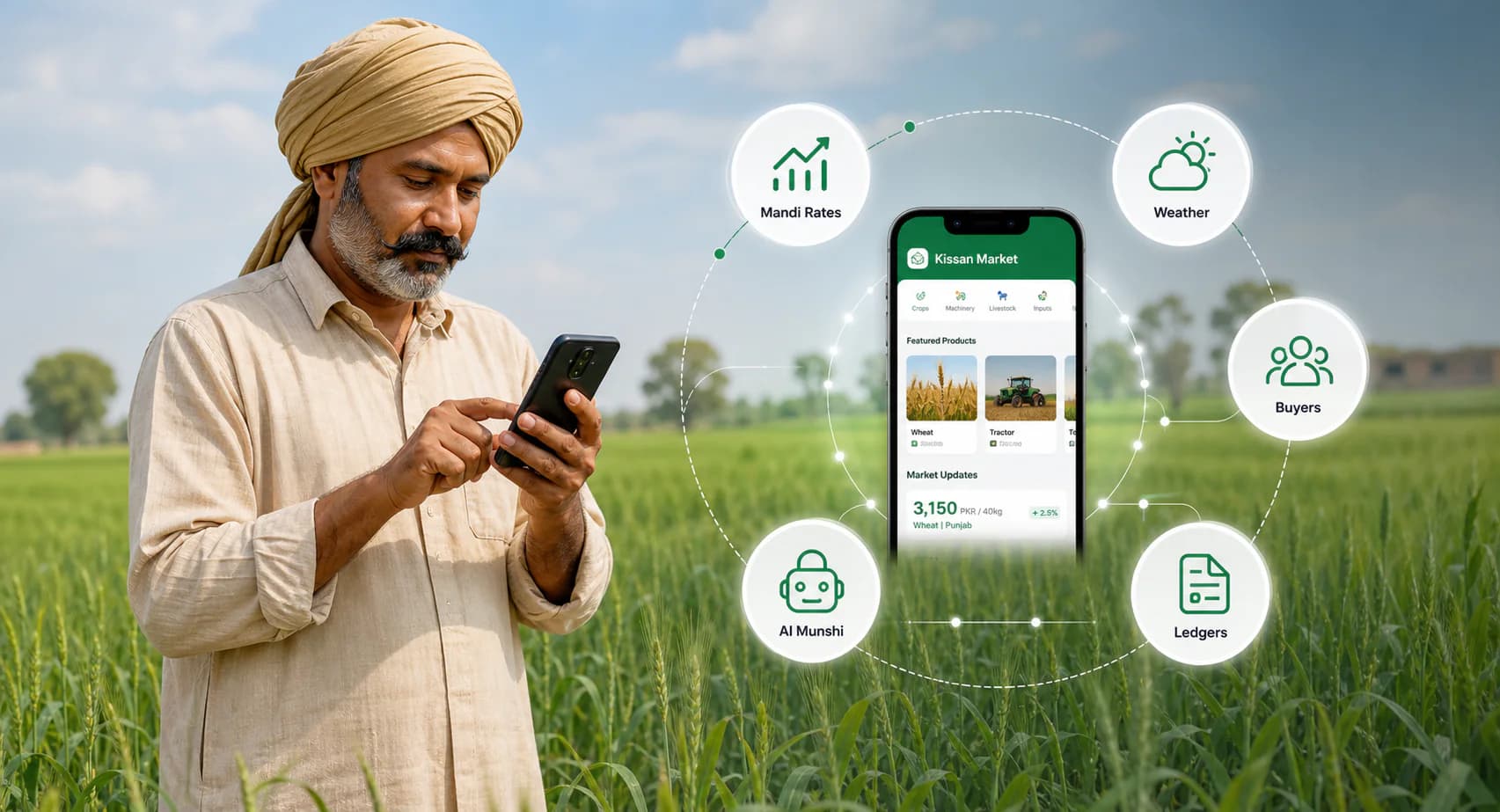 Kissan AgriFest product interface and context